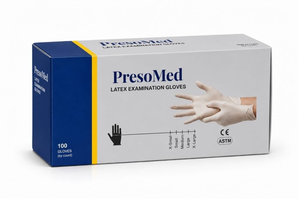 PresoMed® Powdered Latex Examination Gloves